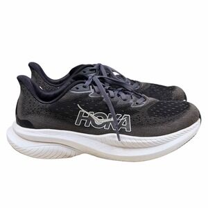 Hoka One One Mach 6 Women's Sz 9.5 B US 1147810 BWHT Black White Athletic Shoes